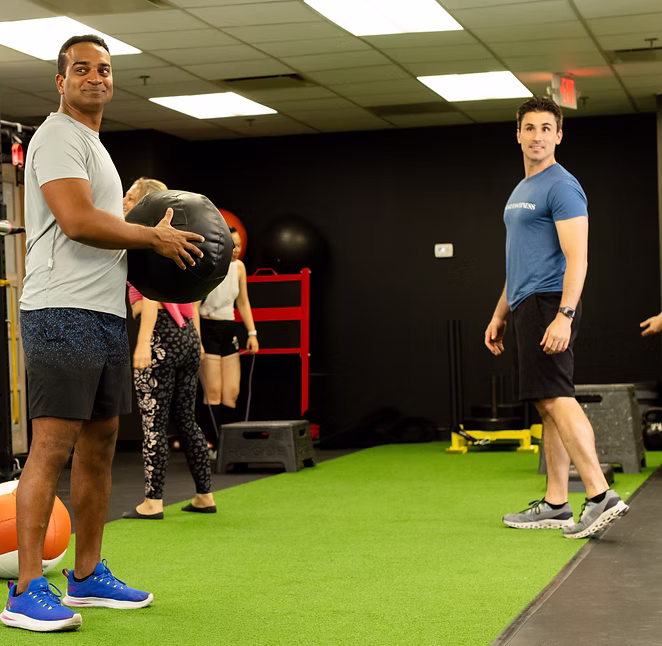 Training session at First Guess Fitness